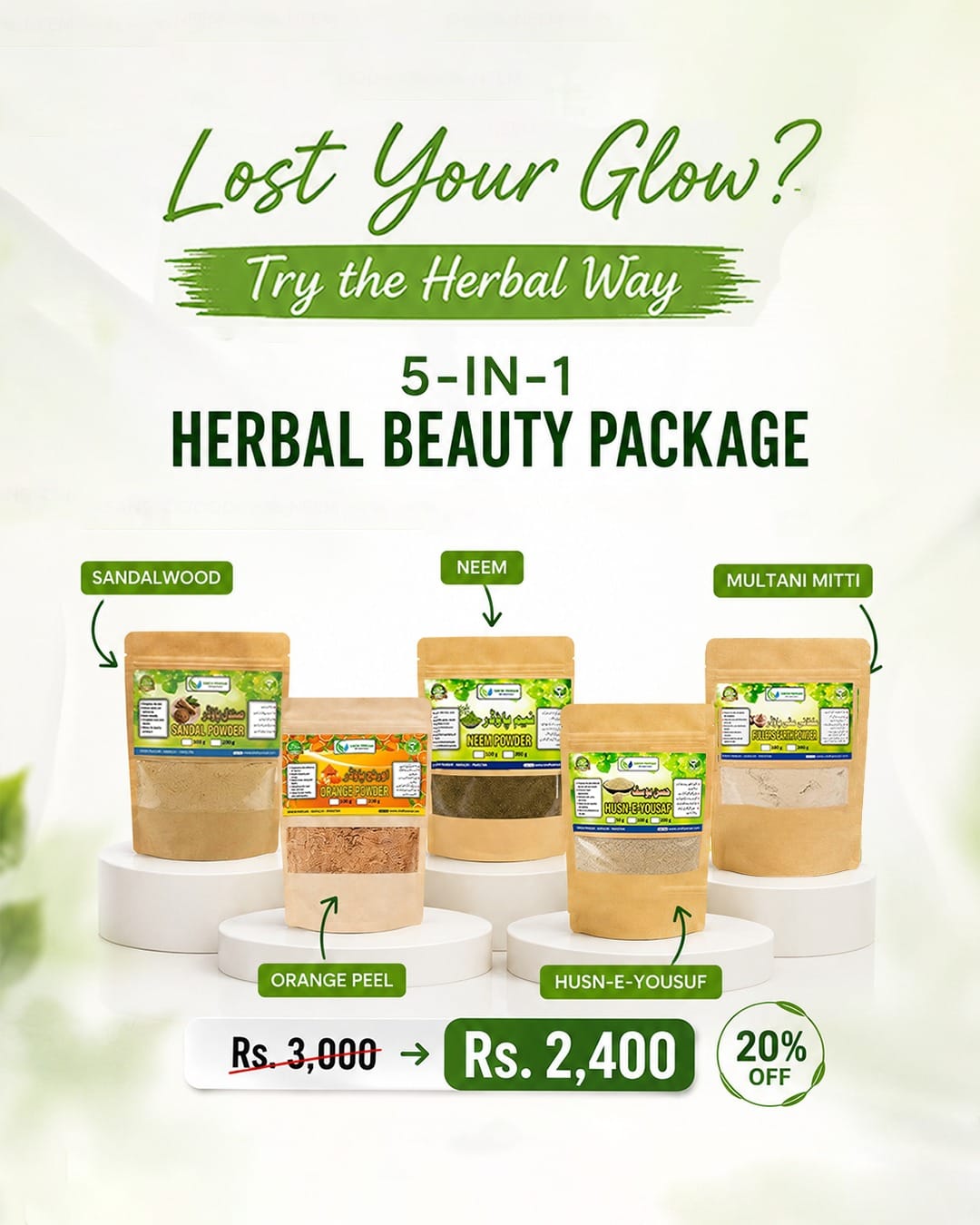 5-in-1 Herbal Beauty Package